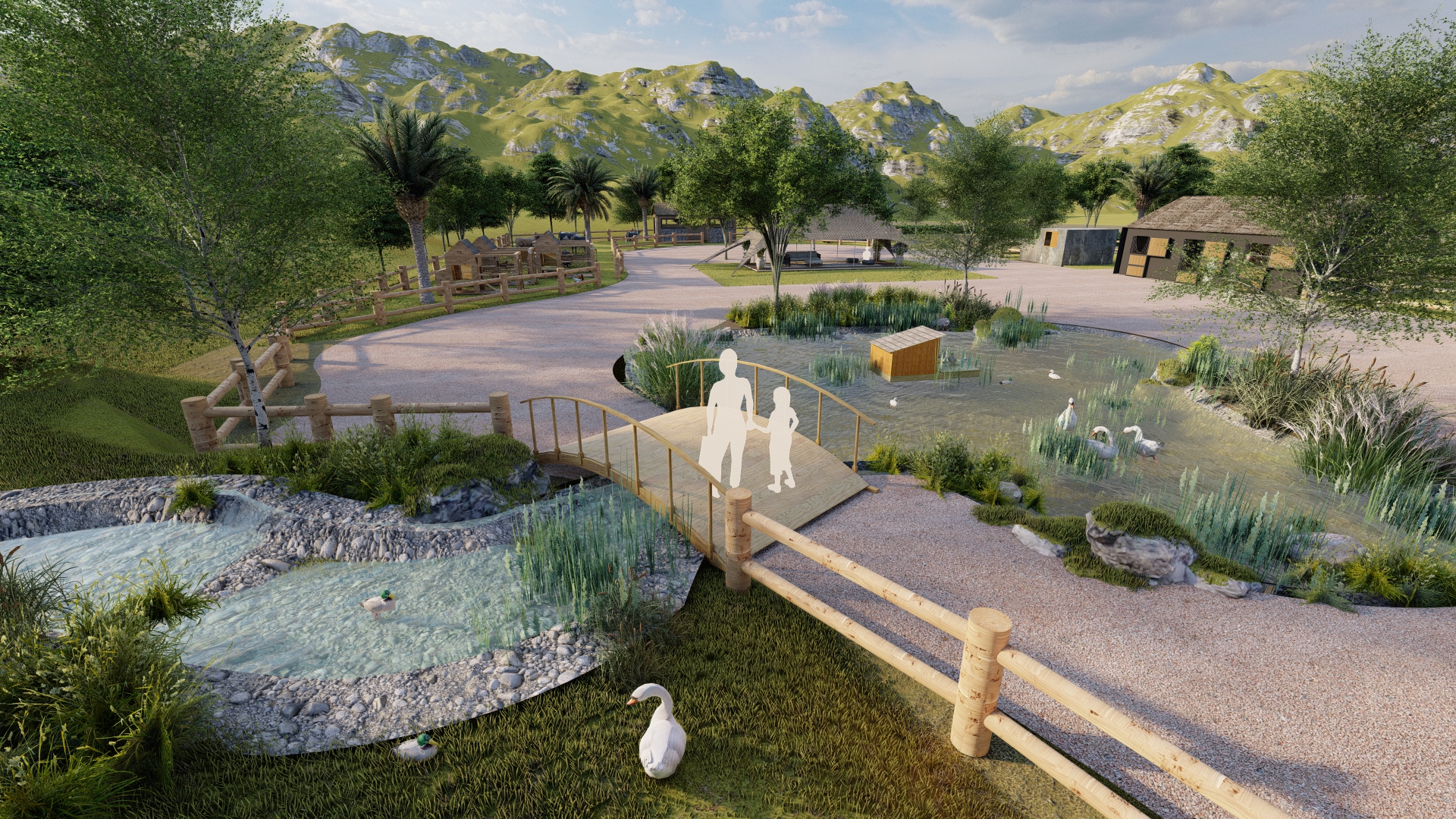 gallerie image du projet - Complexe sportif et ferme pédagogique
