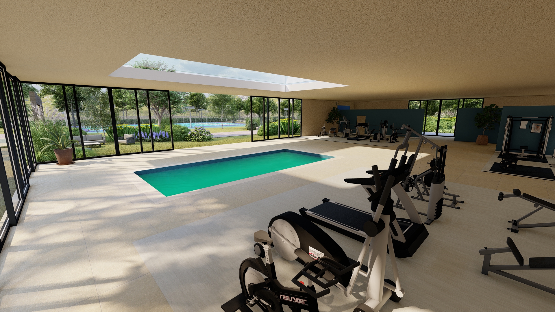 gallerie image du projet - Complexe sportif et ferme pédagogique